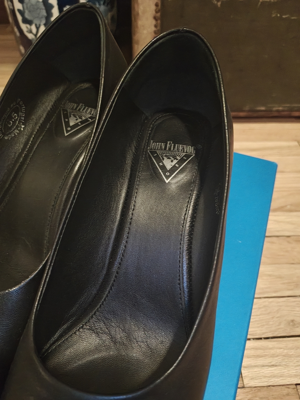 John Fluevog Square-Toe Pumps - Picture 6 of 7